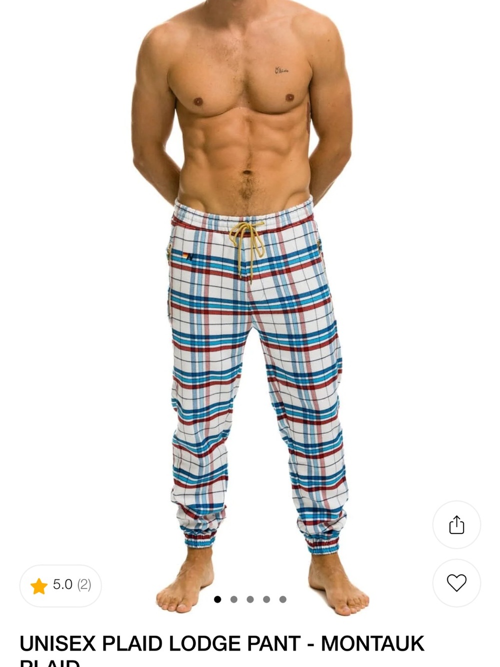 Aviator Nation Rugby Flannel Montauk Lodge SET - Picture 4 of 4